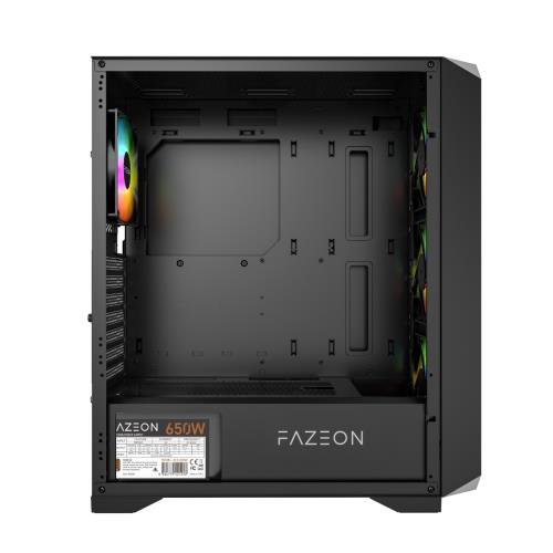 FAZEON F4 650W 80+ BRONZE 4x120MM RGB FANLI mATX MESH KASA - Kasalar ürünleri tekmarshop.com'da